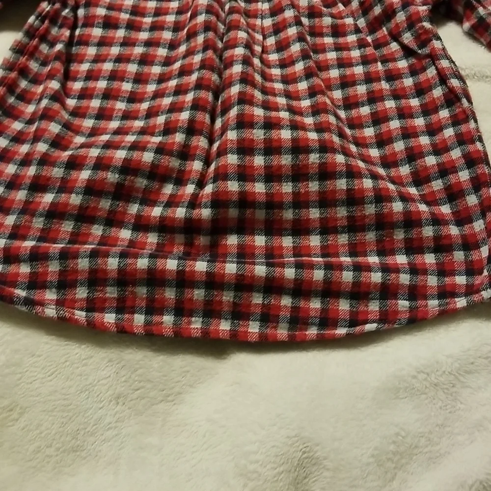 Oshkosh B'Gosh Boy's Plaid Button Down Long Sleeve Shirt